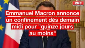 Coronavirus : Emmanuel Macron annonce des "déplacements fortement réduits" dès mardi midi pour "quinze jours minimum"