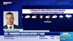 L'éco du monde : La Banque du Japon affiche un taux directeur positif pour la première fois depuis 17 ans (variable) - 19/03