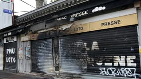 Un café-tabac vandalisé à Talence,en Gironde, le 1er juillet 2023 