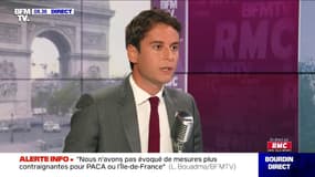 Gabriel Attal sur la saturation des hôpitaux: "On suit de près la situation en Outre-mer, et particulièrement en Guadeloupe"