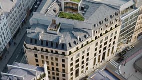 Le 48 Notre-Dame des Victoires, qui offre trois expositions sur la place de la Bourse, la rue Montmartre et la rue Brongniart, va bénéficier d’une restructuration complète et haut de gamme.