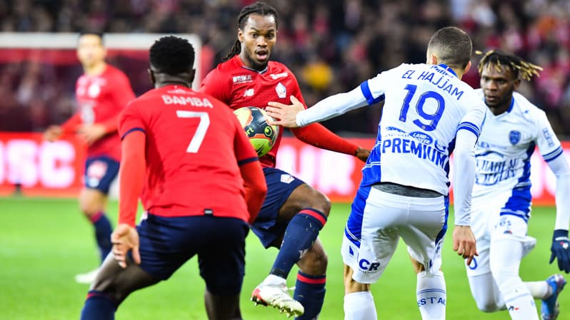 Renato Sanches lors de Lille-Troyes
