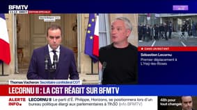 "Il n'y aura pas d'issue à la crise politique sans réponse aux exigences sociales", estime Thomas Vacheron, secrétaire confédéral de la CGT