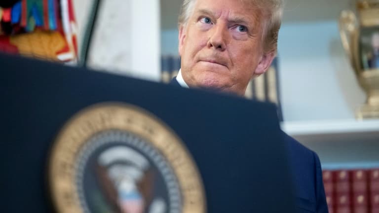 Le président américain Donald Trump à la Maison Blanche à Washington le 7 décembre 2020