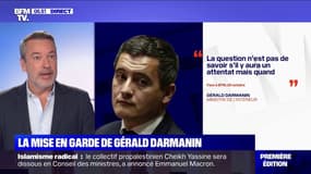 Terrorisme: la mise en garde de Gérald Darmanin