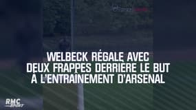 Welbeck régale avec deux frappes de derrière le but à l'entraînement d'Arsenal