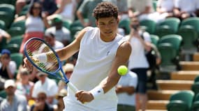 Ben Shelton face à Rinky Hijikata au 2e tour de Wimbledon le 4 juillet 2025