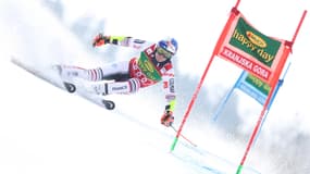 Alexis Pinturault lors du géant de Kranjska Gora en mars 2021