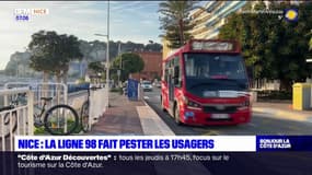 Nice: la ligne 98 a remplacé la ligne 38, les usagers vent-debout