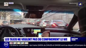 Paris: les taxis craignent un confinement le week-end