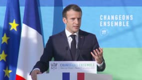 Emmanuel Macron ce mardi. 