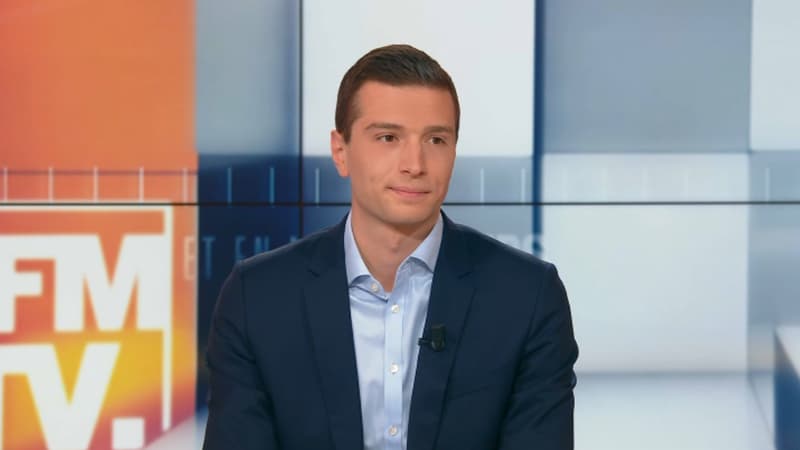 Jordan Bardella était l'invité de BFMTV ce dimanche.