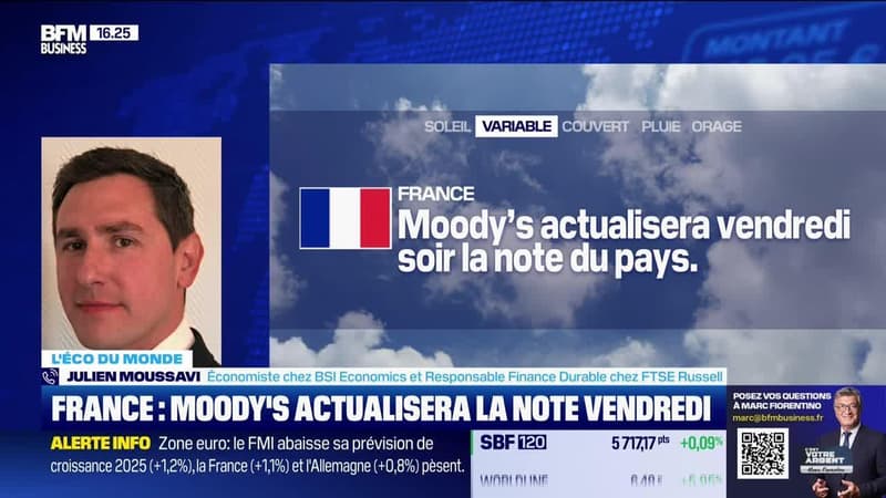 L'éco du monde : Moody's actualisera la note de la France vendredi - 22/10