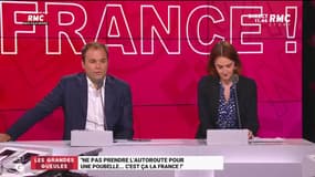 "Ne pas prendre l'autoroute pour une poubelle... C'est ça la France !" - 11/07
