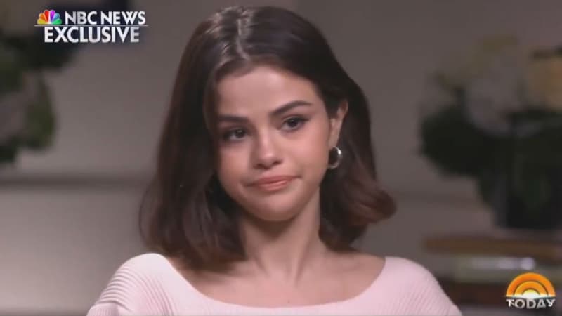 Selena Gomez lors de son interview à la télévision américaine pour évoquer la greffe de rein subie cet été