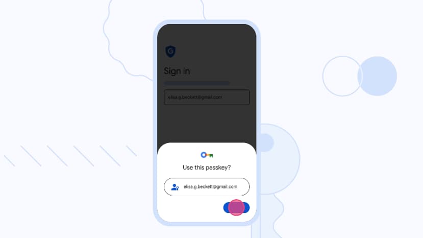 Pour se connecter à son compte Google, il suffit simplement d'utiliser la même technologie que pour déverrouiller son appareil.