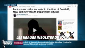 Le port du masque recommandé pendant... les rapports sexuels ! 