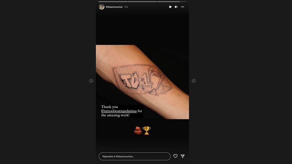 Le nouveau tatouage de Courtois