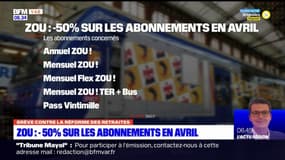 Provence-Alpes-Côte d'Azur: une réduction de 50% en avril sur les abonnements Zou