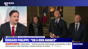 Laurent Brun (CGT Cheminots) réagit à la prise de parole d'Edouard Philippe: "On est dans un vrai jeu de dupes"