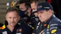Max Verstappen et Christian Horner