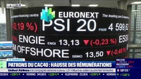 Patrons du CAC40: hausse des rémunérations