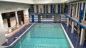 La piscine d'Oberkampf, dans le 11e arrondissement de Paris.