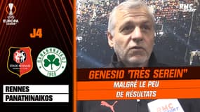 Rennes-Panathinaïkos : Genesio "très serein" malgré le peu de résultats