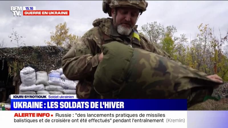 Guerre en Ukraine: les soldats de l'hiver