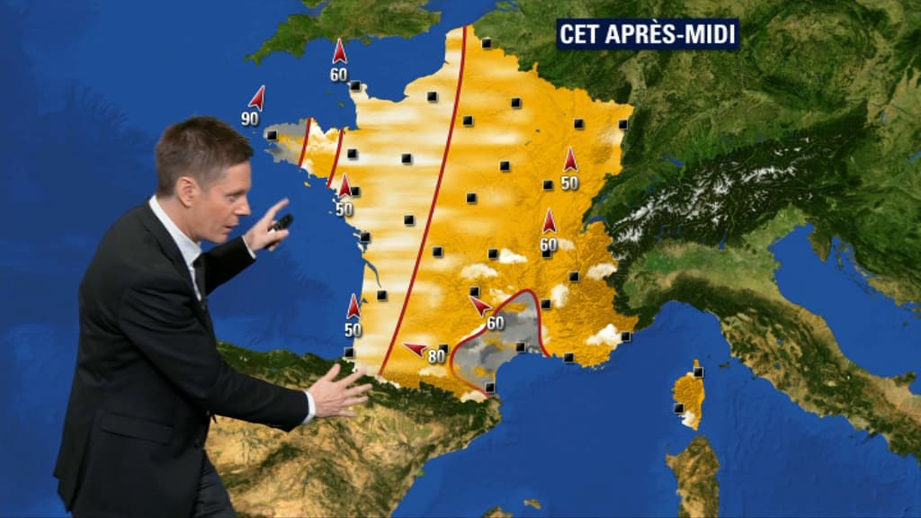 Le temps samedi. Le temps samedi.