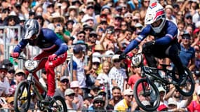 Arthur Pilard et Romain Mahieu, lors des championnats du monde 2022