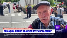 Réforme des retraites: à 94 ans, Pierre continue de manifester à Briançon