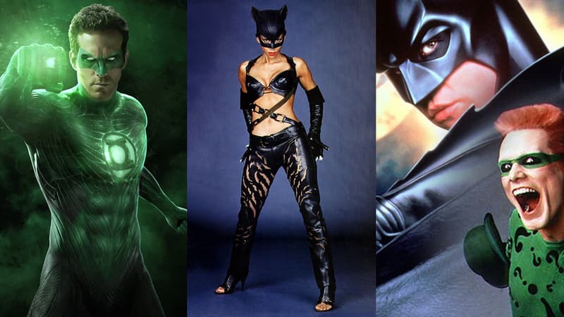 Green Lantern, Catwoman et Batman Forever