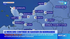 Le mercure continue de baisser en Normandie