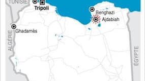UNE BASE AUX MAINS DES REBELLES BOMBARDÉE EN LIBYE