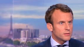 Emmanuel Macron sur TF1, mardi 30 août 2016.
