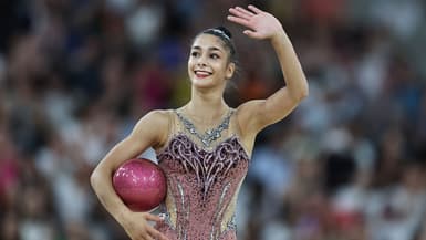 Sofia Raffaeli lors des Jeux olympiques de Paris, le 8 août 2024