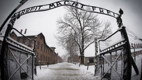 L'entrée du camp de concentration nazi d'Auschwitz, en Pologne, libéré il y a 70 ans (photo d'illustration).