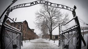 L'entrée du camp de concentration nazi d'Auschwitz, en Pologne, libéré il y a 70 ans (photo d'illustration).