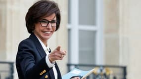 La ministre de la Culure Rachida Dati à l'issue du conseil des ministres à l'Elysée, le 12 janvier 2024