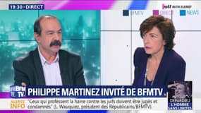 Philippe Martinez face à Ruth Elkrief