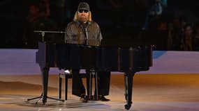 Le musicien Sébastien Tellier lors de la cérémonie d'ouverture des jeux paralympiques de Paris, le 28 août 2024.