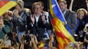 Le président indépendantiste sortant Artur Mas a revendiqué la victoire de son camp ce dimanche soir
