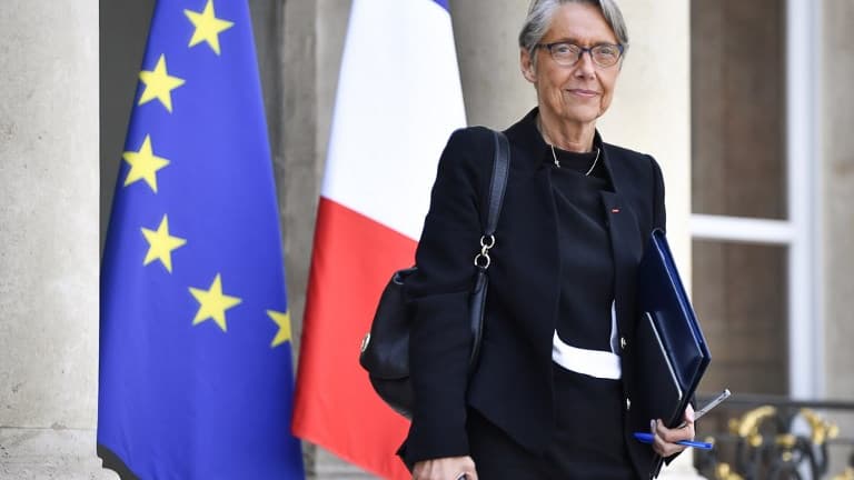 Elisabeth Borne à l'Elysée le 16 mai 2018.