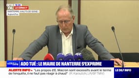 Mort de Nahel: "Nanterre a vécu l'une des journées les plus terribles de son histoire" déclare Patrick Jarry, maire de Nanterre