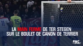 OL-Barcelone : la main ferme de Ter Stegen sur le boulet de canon de Terrier