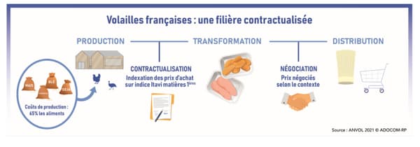 La volaille française adopte un schéma contractuel La volaille française adopte un schéma contractuel