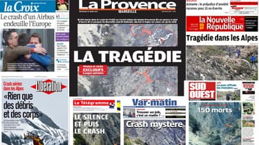 Les Unes de la presse mercredi 25 mars
