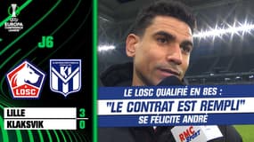 Lille 3-0 KI Klaksvik : "Le contrat est rempli" se félicite André après la qualification en 8es des Nordistes