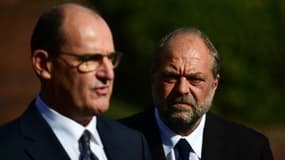 Jean Castex et Eric Dupond-Moretti le 8 juiullet 2020 à Paris